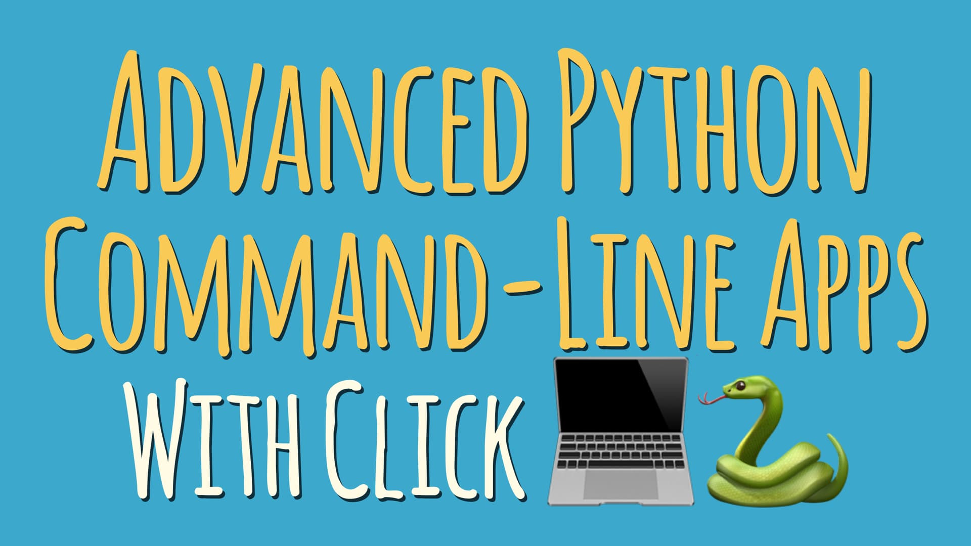 Making advanced Python CLIs with Click