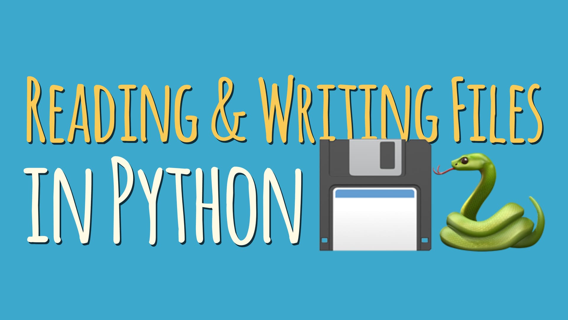 Reading and Writing Files in Python