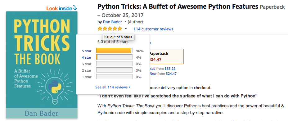 Python Tricks Reviews